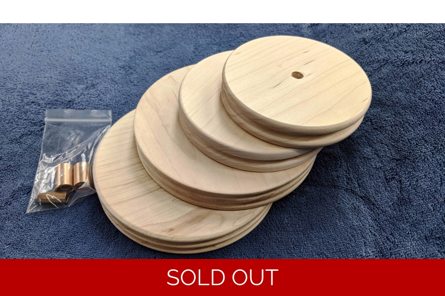 Complete Wimshurst Drive Pulley Set